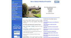 Desktop Screenshot of berealstonmedicalpractice.co.uk