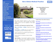 Tablet Screenshot of berealstonmedicalpractice.co.uk